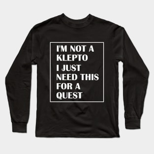 Quest Item Long Sleeve T-Shirt